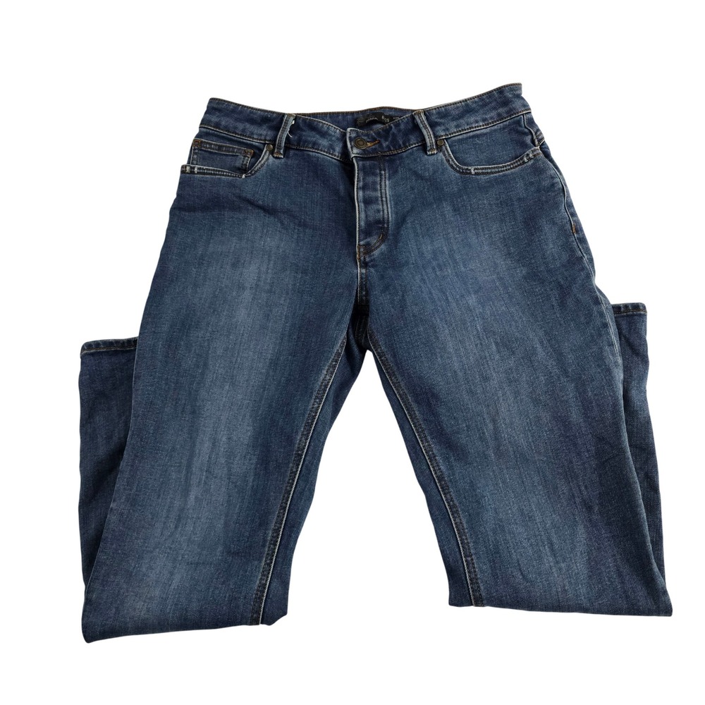 Prana Women's Denim Pants Size 8/29 Dark Wash‎ Slim Fit Stretch Casual Jeans